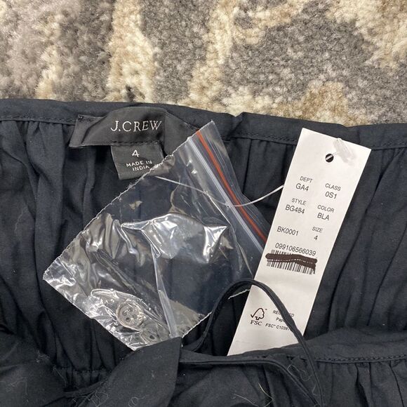 J. Crew Cinched-waist cotton poplin dress - Picture 6 of 7